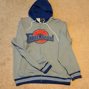 Tune Squad Sweater,Large, gray & blue